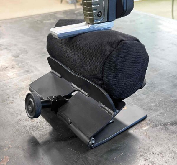 Adjustable rear bag riser system - The High Roller™